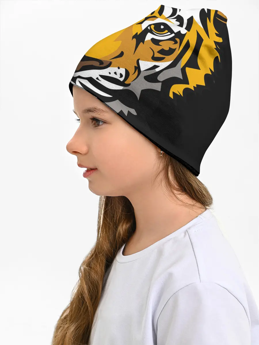 Детская шапка / Суровый взгляд тигра