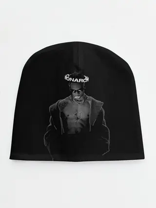 Детская шапка / Travis in black