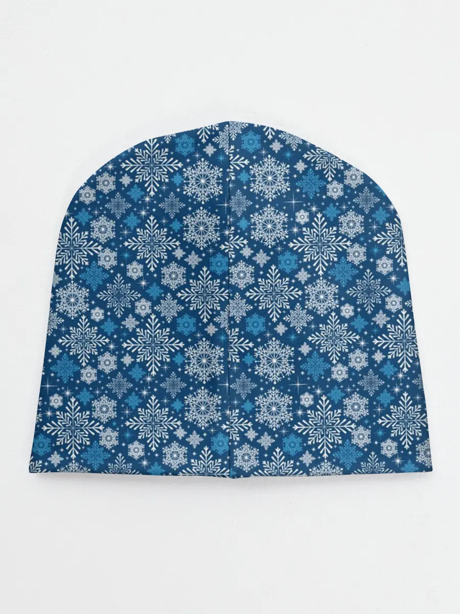 Детская шапка / Снежные Узоры на Новый Год