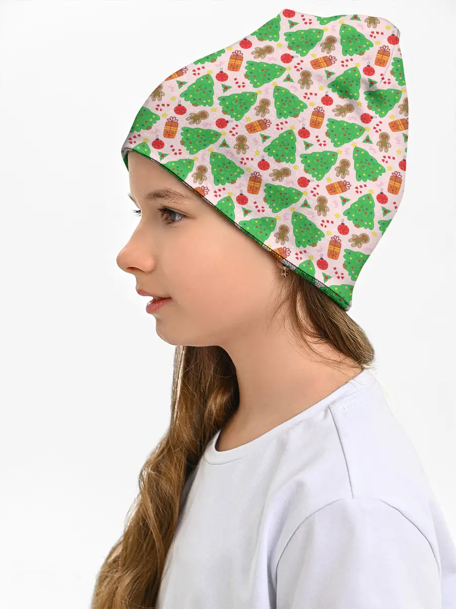 Детская шапка / Новогодние ёлки и подарки