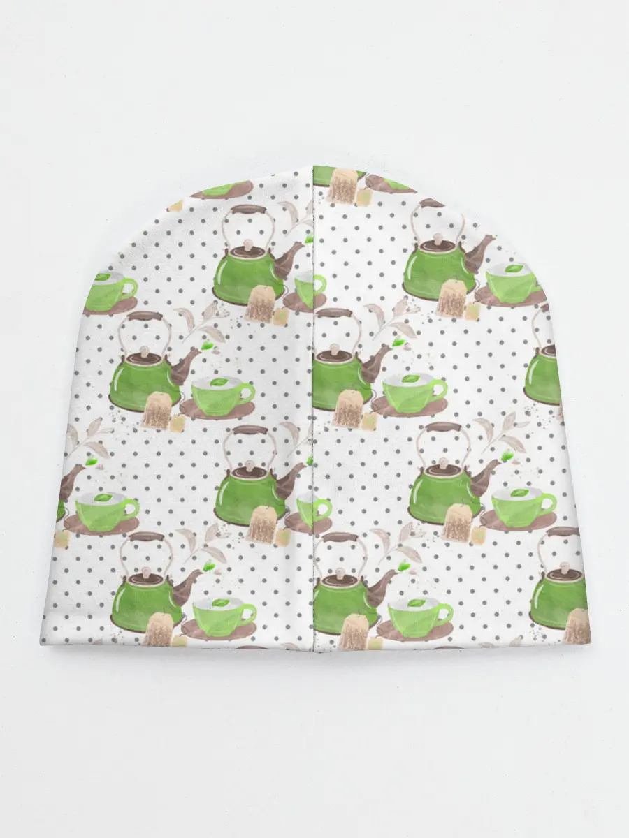 Детская шапка / Зеленый чай