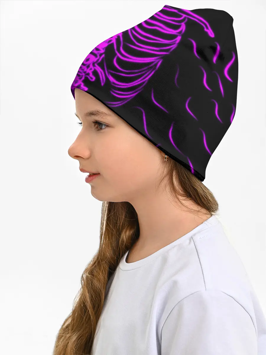 Детская шапка / Розовые кости