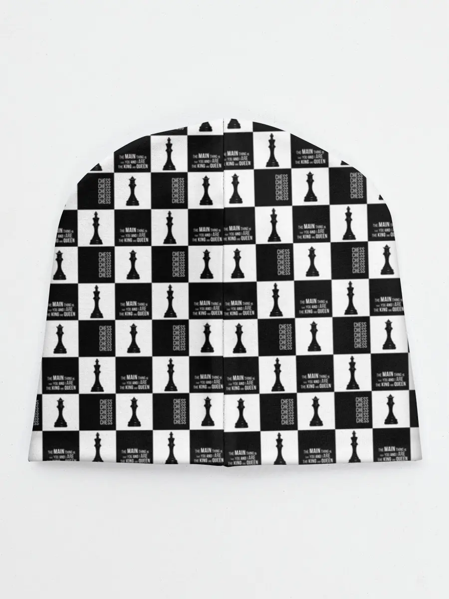 Детская шапка / Шахматы. Король и королева. 2022