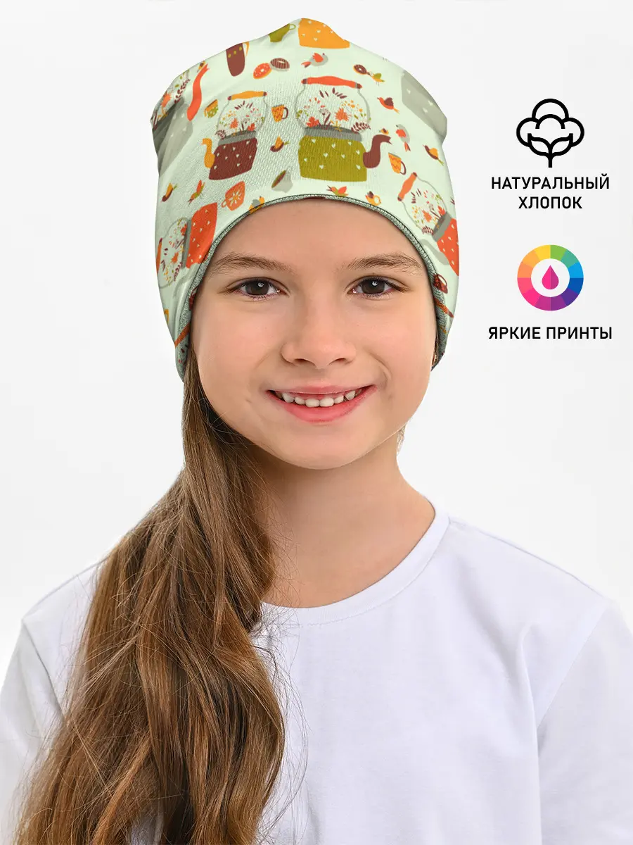 Детская шапка / осенние чаепитие