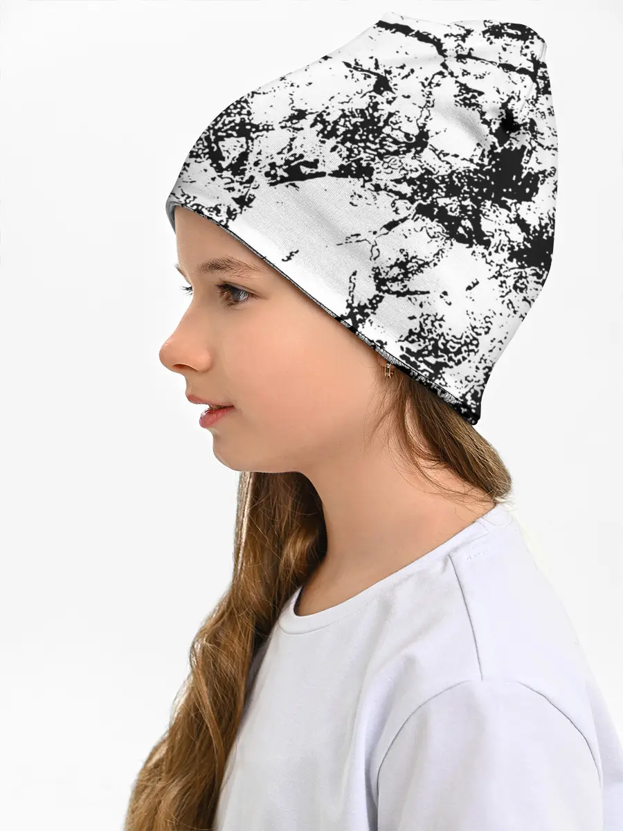 Детская шапка / Эффект линогравюры