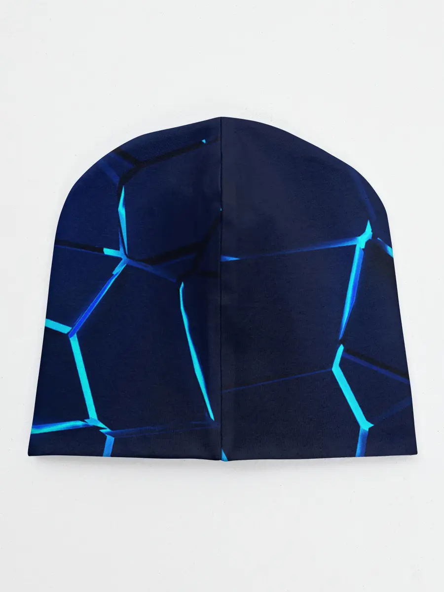 Детская шапка / 3D ПЛИТЫ | NEON STEEL | НЕОНОВЫЕ ПЛИТЫ