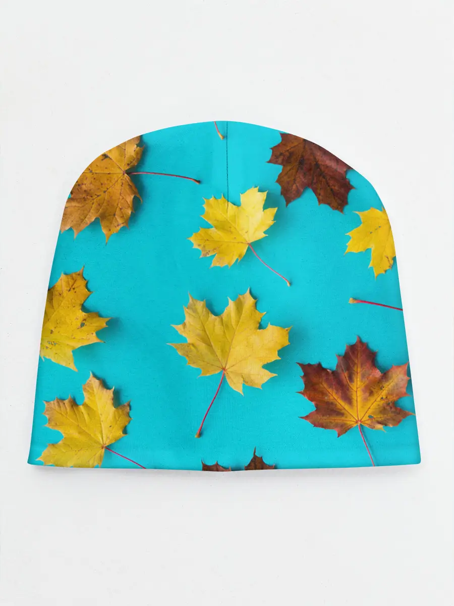 Детская шапка / Кленовый листочек