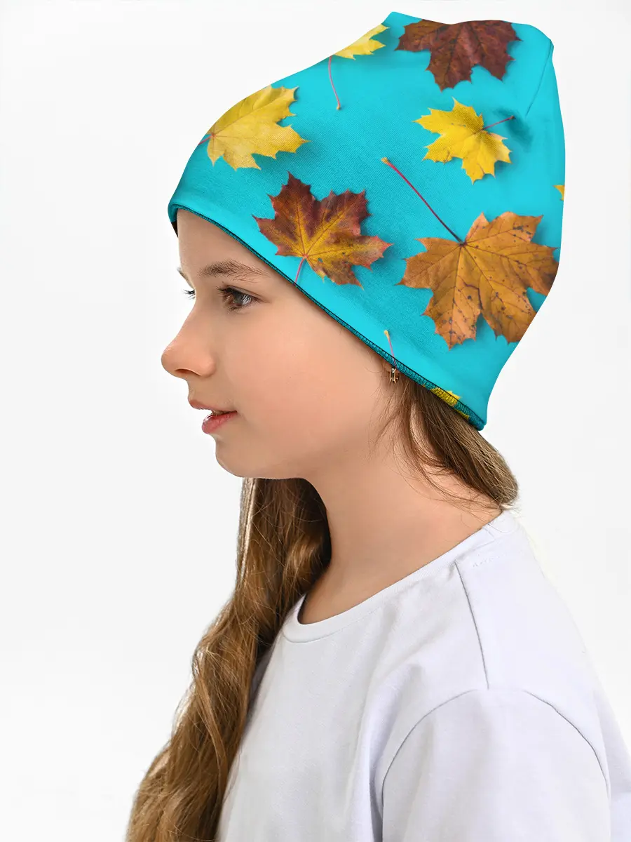 Детская шапка / Кленовый листочек