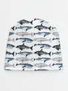 Детская шапка / принт с китами