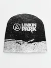 Детская шапка / Линкин Парк Лого Рок ЧБ | Linkin Park Rock
