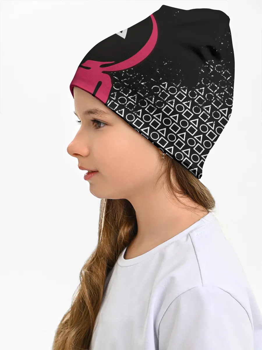 Детская шапка / ИГРА В КАЛЬМАРА ТРЕУГОЛЬНИК | SQUID GAME