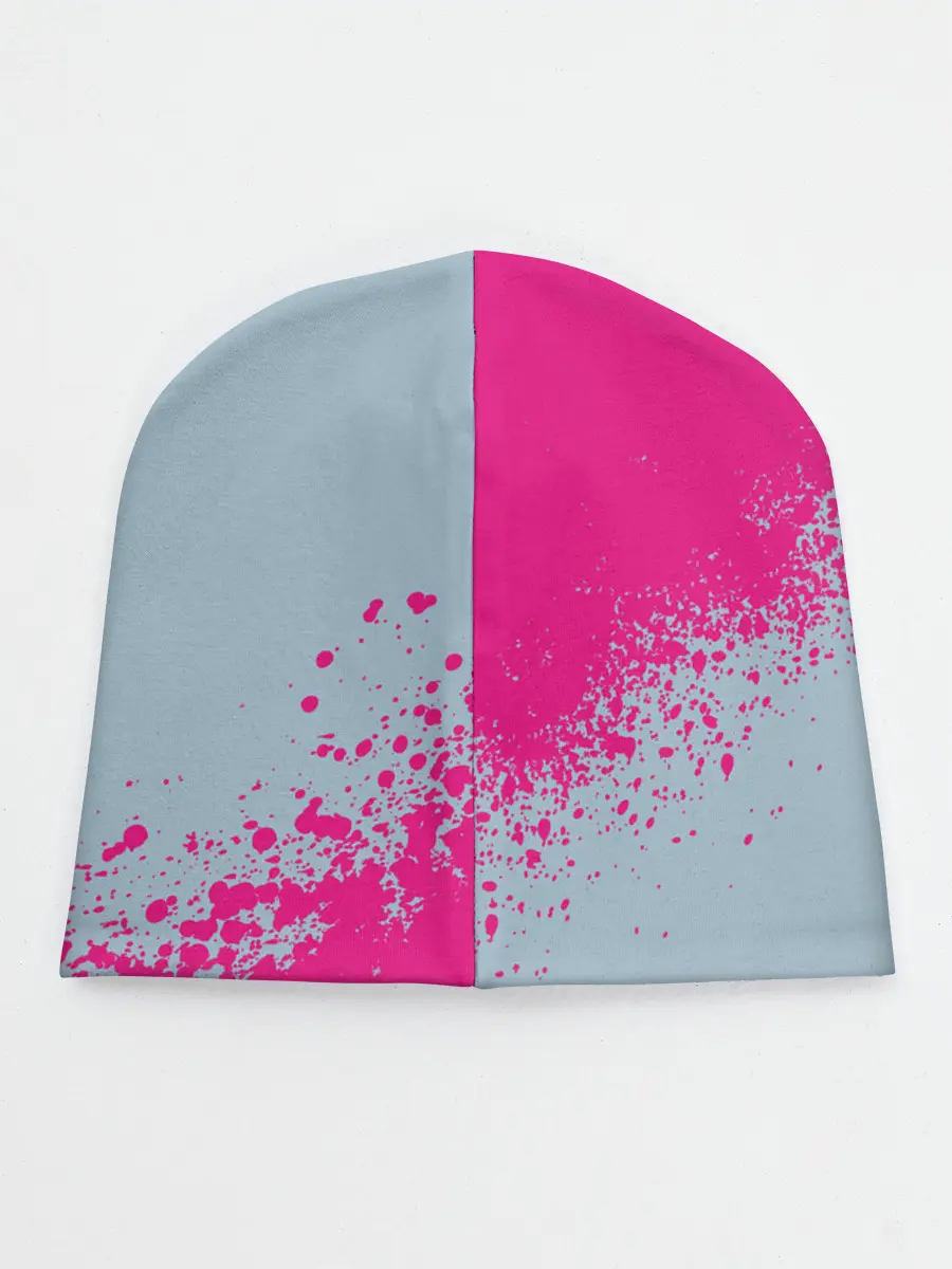 Детская шапка / 067 | Розовые брызги