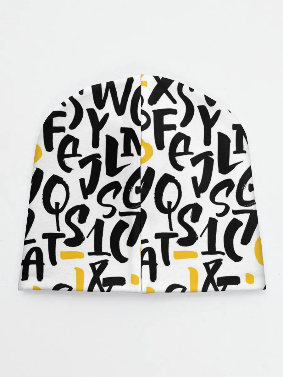 Детская шапка / Буквенный бум