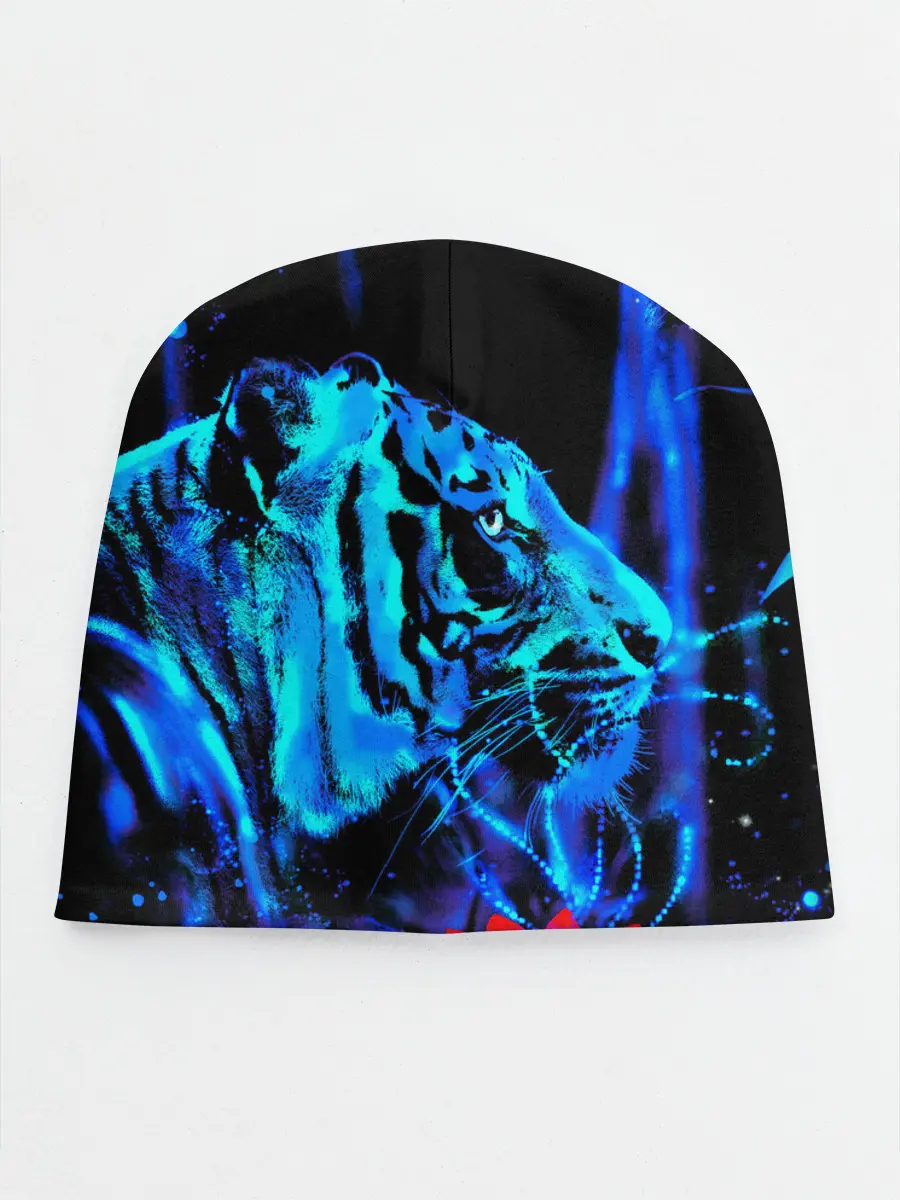 Детская шапка / Синий водяной тигр
