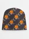 Детская шапка / Хэллоуин - тыквы и свечи