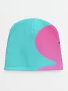 Детская шапка / Розово-голубой градиент