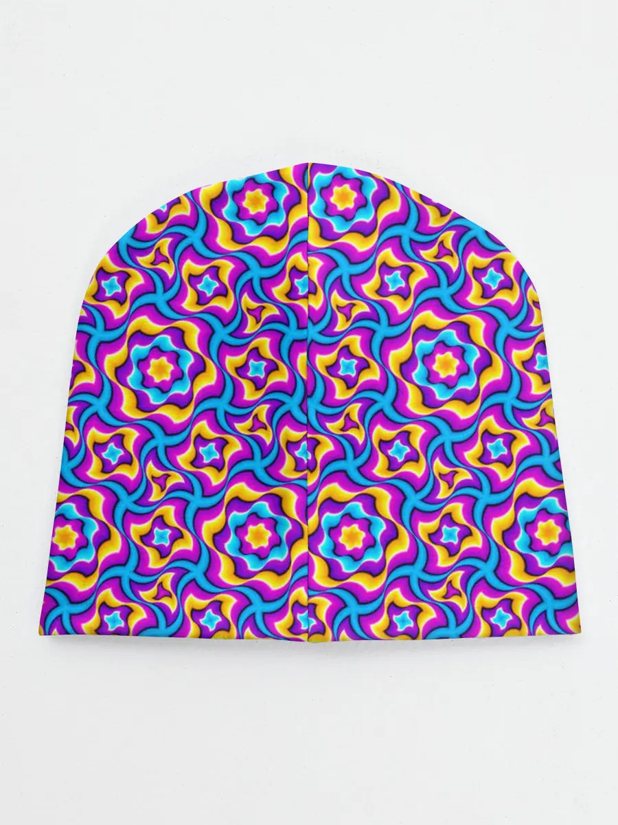 Детская шапка / Красочный фон с цветами