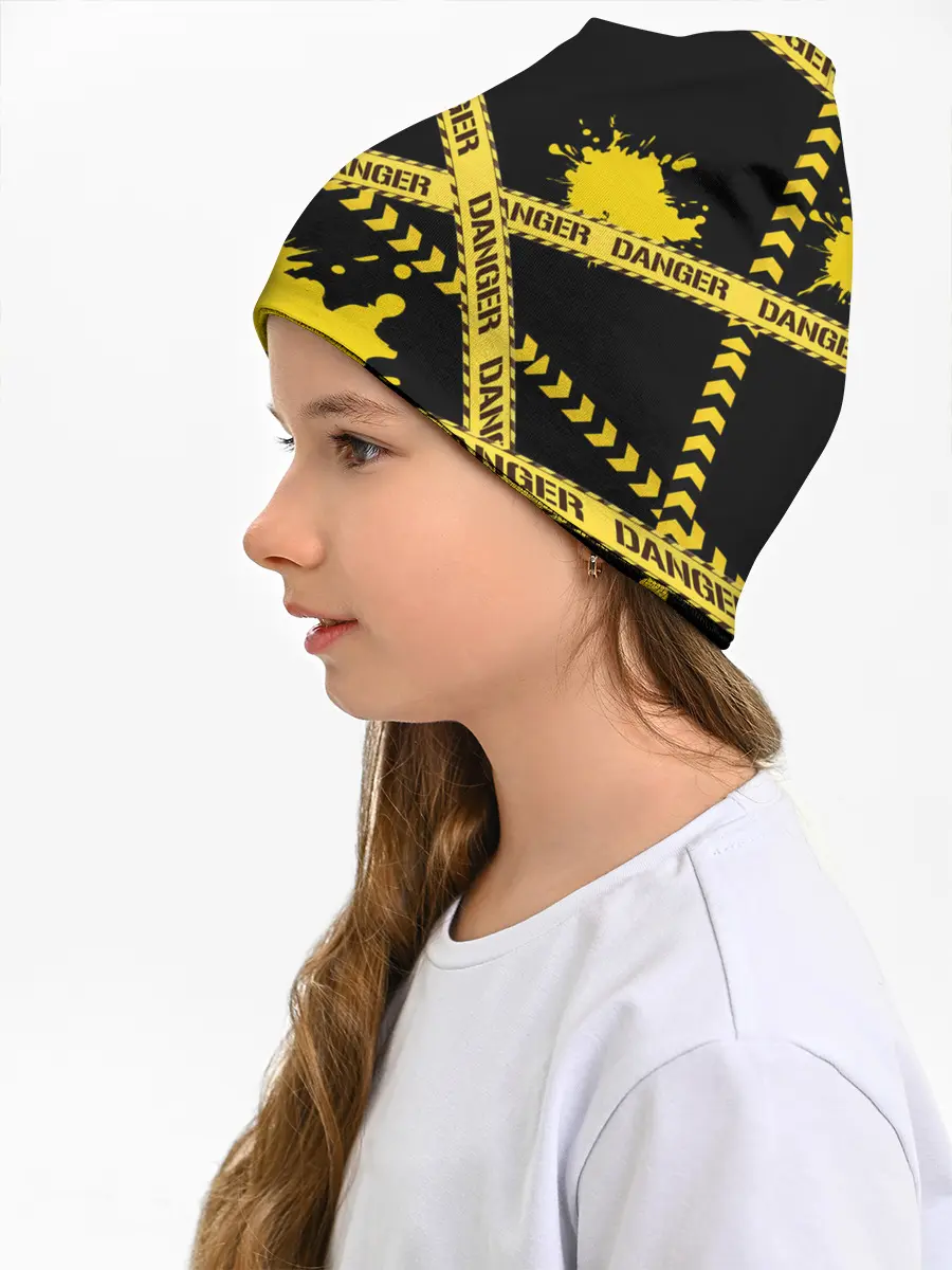 Детская шапка / Лента DANGER