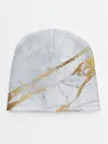 Детская шапка / Золото на белом