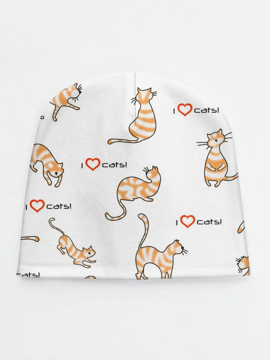 Детская шапка / Кот - моя любовь