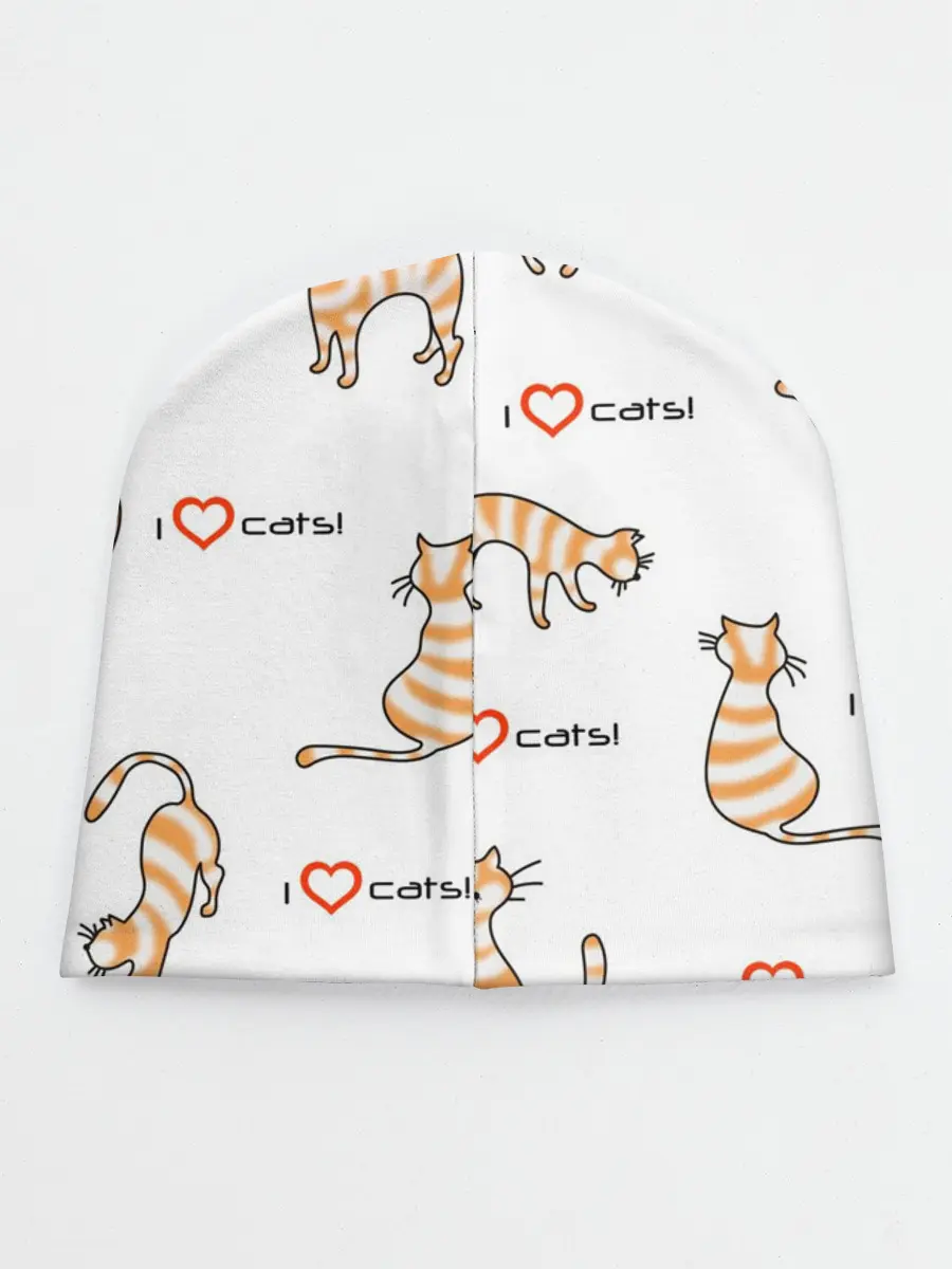 Детская шапка / Кот - моя любовь