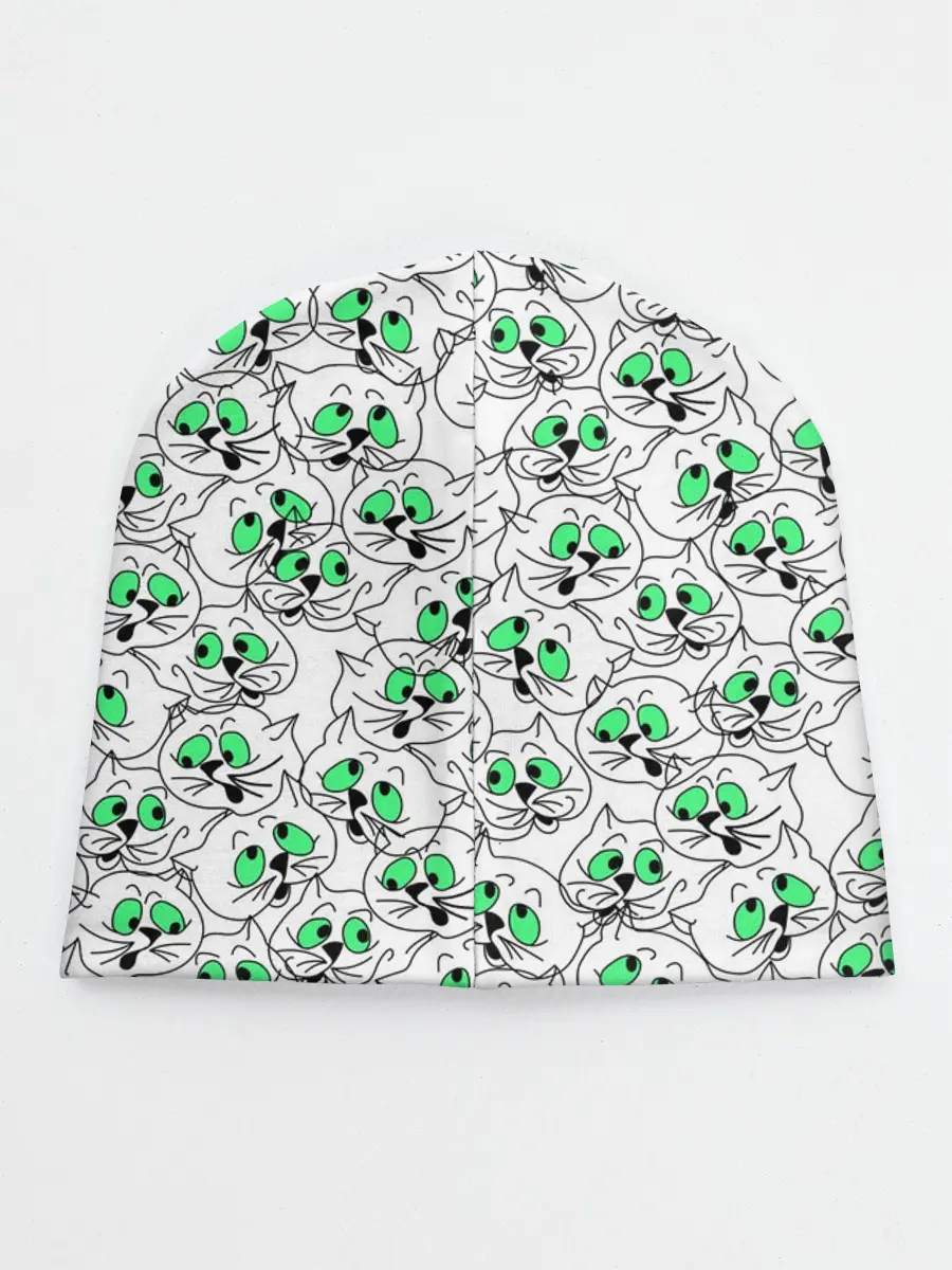 Детская шапка / Веселые кошачьи глазки