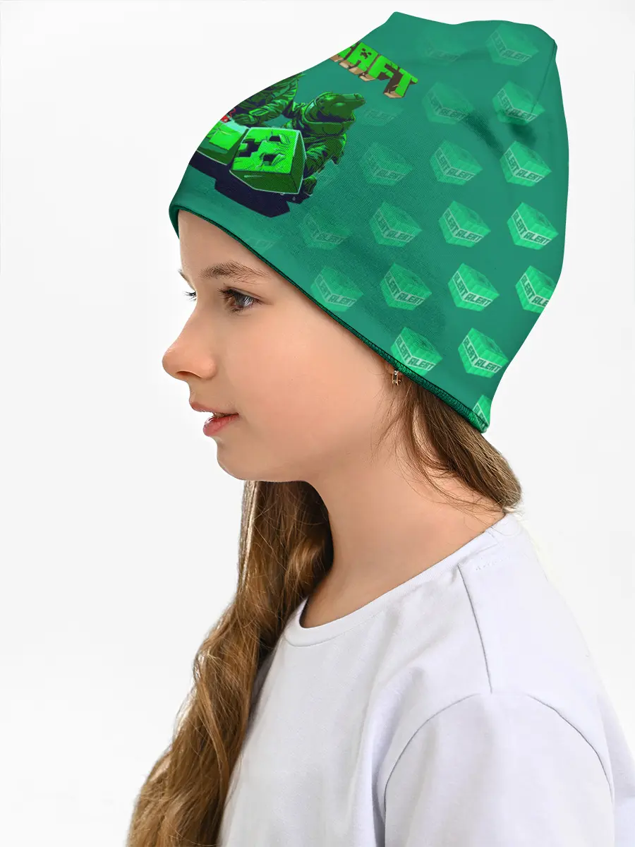 Детская шапка / Операция над Крипером | Майнкрафт