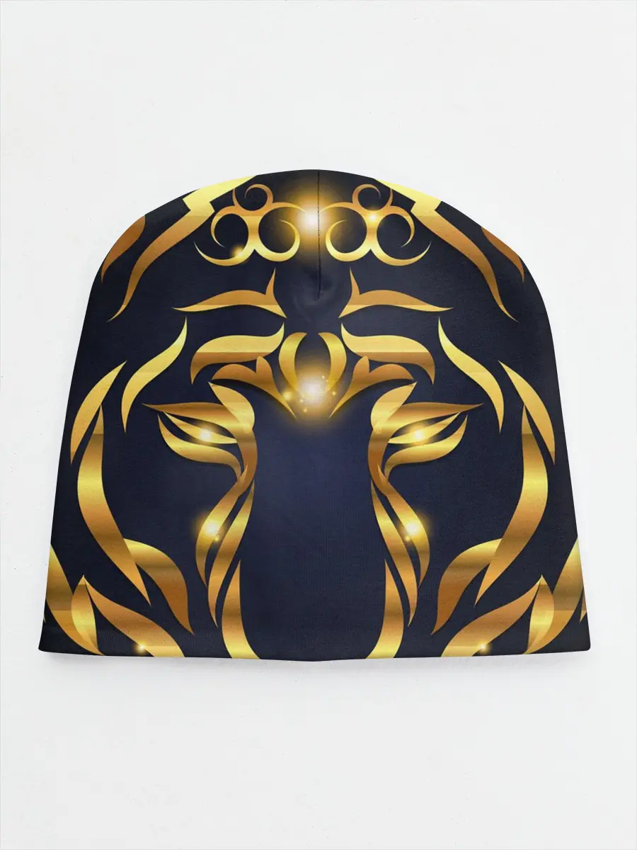 Детская шапка / Золотой символ года Тигр