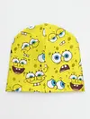 Детская шапка / Губка Боб / SpongeBob pattern
