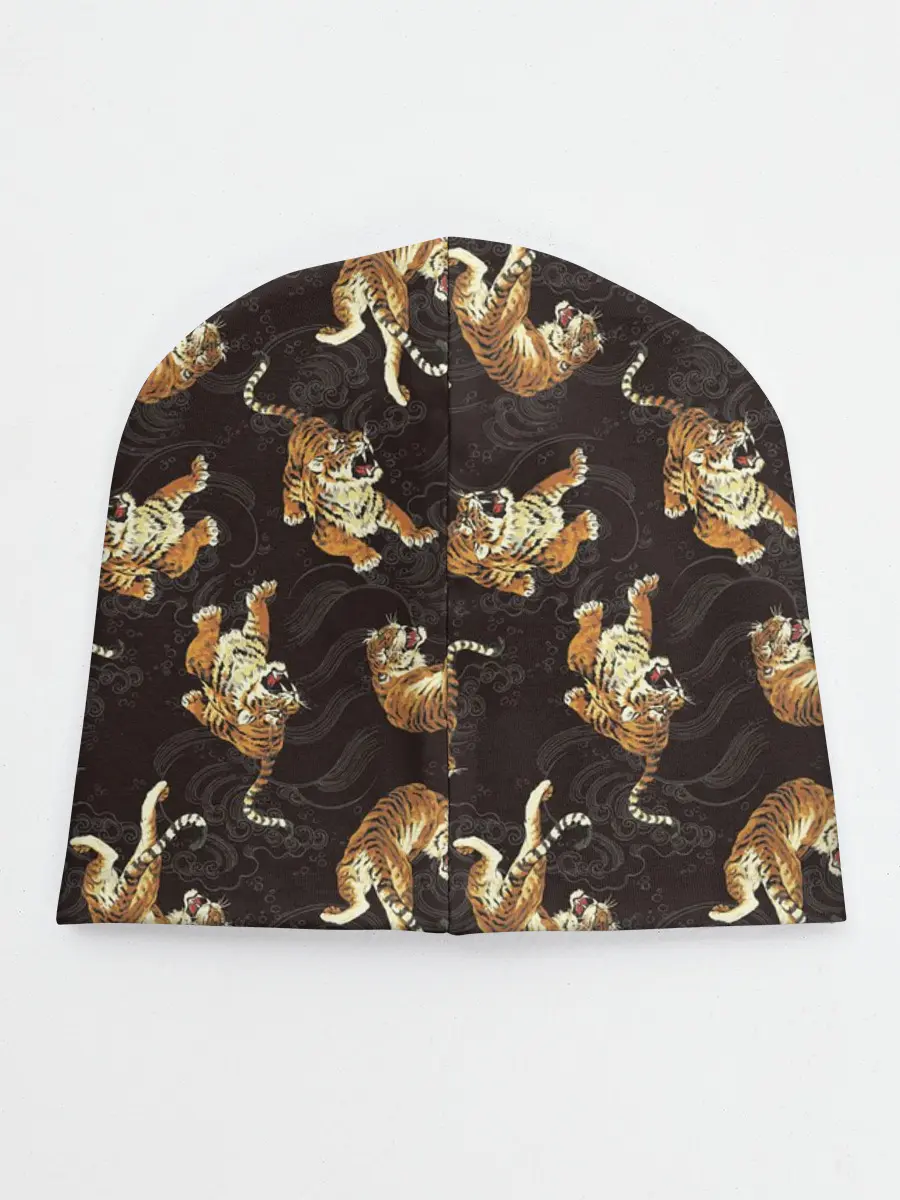 Детская шапка / Паттерн Японский тигр