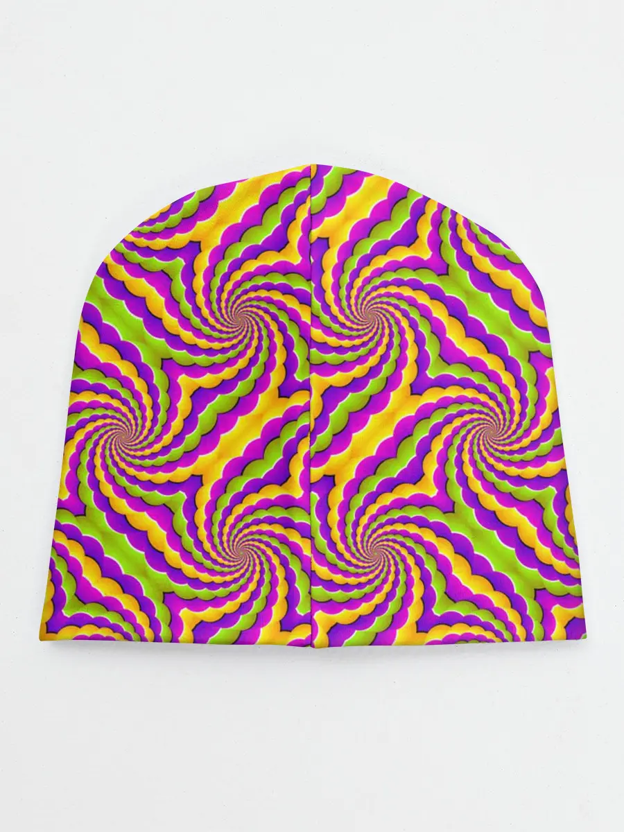 Детская шапка / Красочная иллюзия вращения