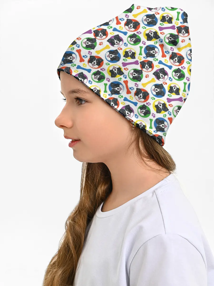 Детская шапка / Бордер-Колли