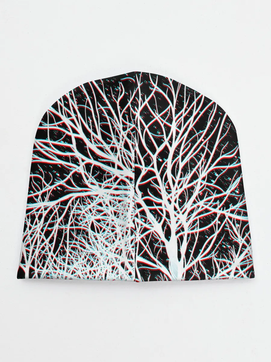 Детская шапка / СИРЕНОГОЛОВЫЙ ГЛИТЧ ЛЕС, КОСМОС