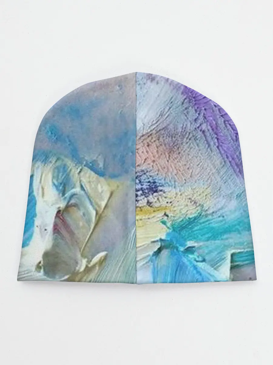 Детская шапка / Оставленная краска