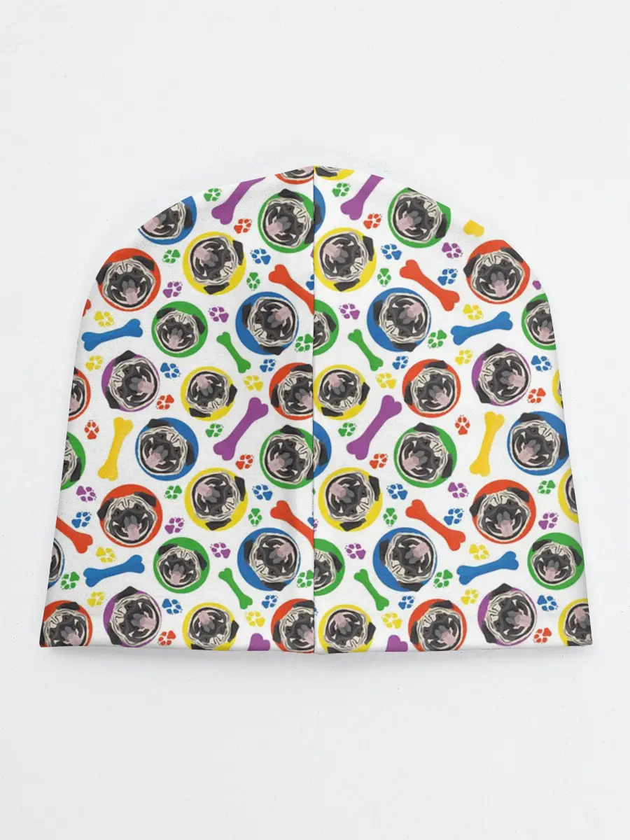 Детская шапка / Мопс