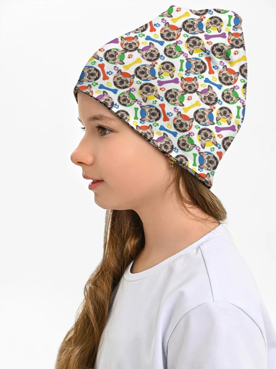 Детская шапка / Французский Бульдог