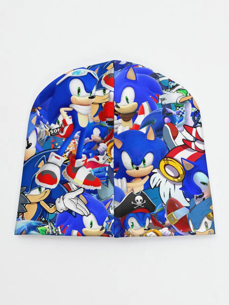 Детская шапка / SONIC СИНИЙ ЁЖ СОНИК