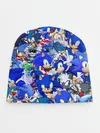 Детская шапка / SONIC СИНИЙ ЁЖ СОНИК