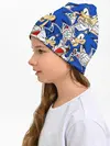 Детская шапка / SONIC ПАТТЕРН / СОНИК