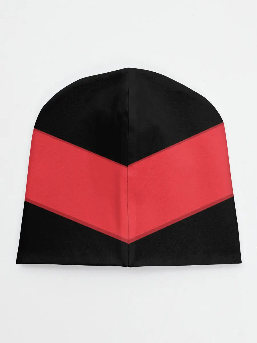 Детская шапка / ГЕОМЕТРИЯ МИНИМАЛИЗМ | КРАСНЫЕ ПОЛОСЫ