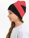 Детская шапка / ГЕОМЕТРИЯ МИНИМАЛИЗМ | КРАСНЫЕ ПОЛОСЫ