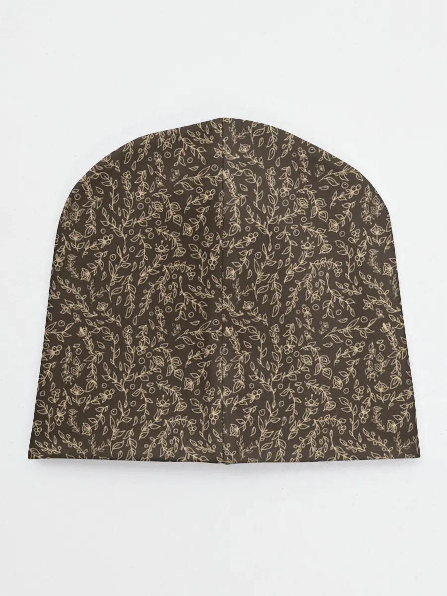 Детская шапка / Растительный осенний фон