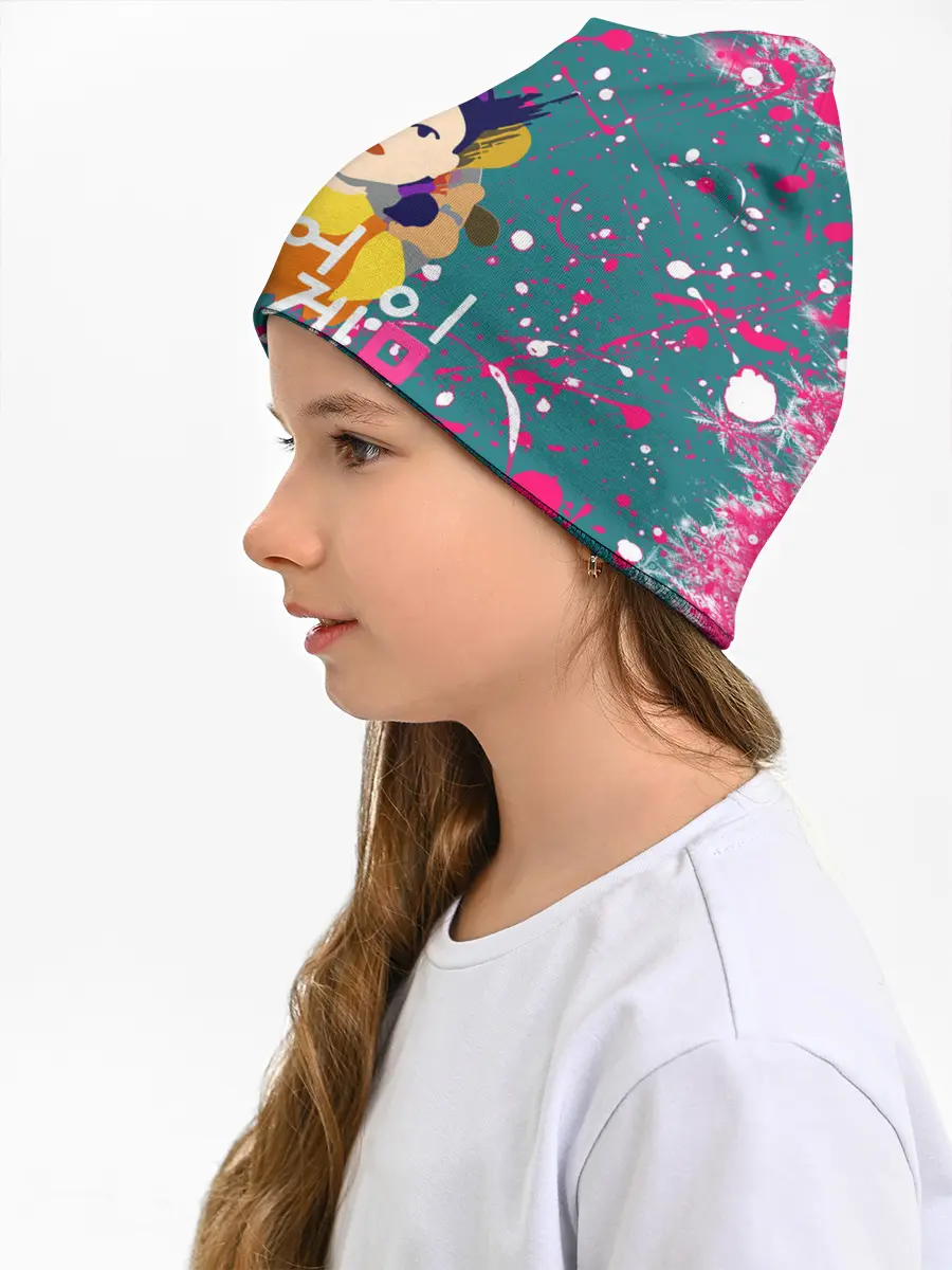 Детская шапка / ИГРА В КАЛЬМАРА SQUID GAME КУКЛА