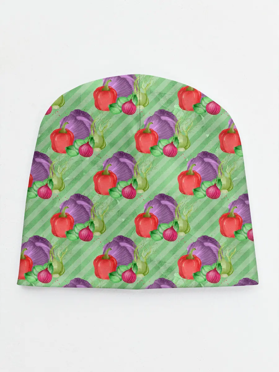 Детская шапка / Vegan | Огород