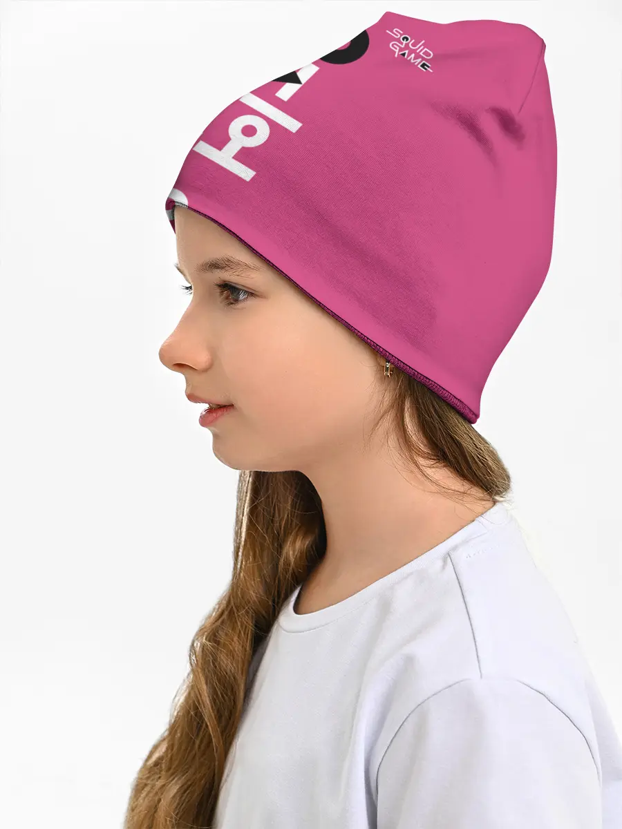 Детская шапка / Игра в кальмара: логотип.