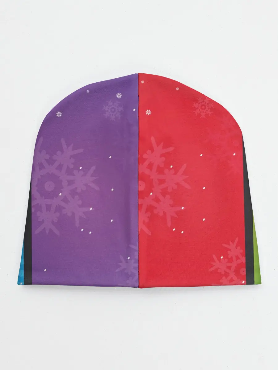 Детская шапка / Цветное рождество Snowflake