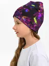 Детская шапка / Фиолетовый бриллиант