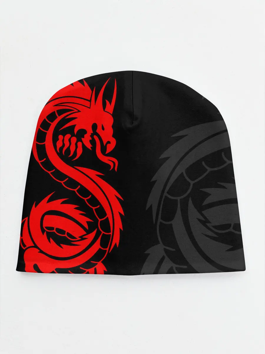 Детская шапка / КРАСНЫЙ ДРАКОН ТАТУ / RED DRAGON TATTOO