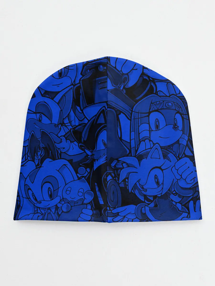 Детская шапка / SONIC BLUE PATTERN | СИНИЙ ЁЖ