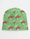 Детская шапка / Грибы Мухоморы паттерн